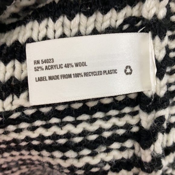 Gap bohemian wool blend oversized drape front cardigan-size XS - Picture 7 of 7